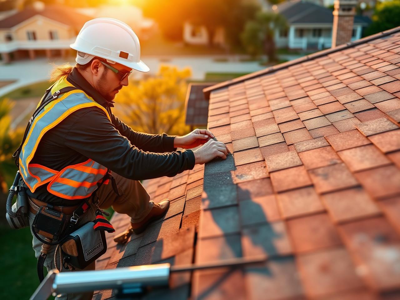 SkyCover crew installing a roof